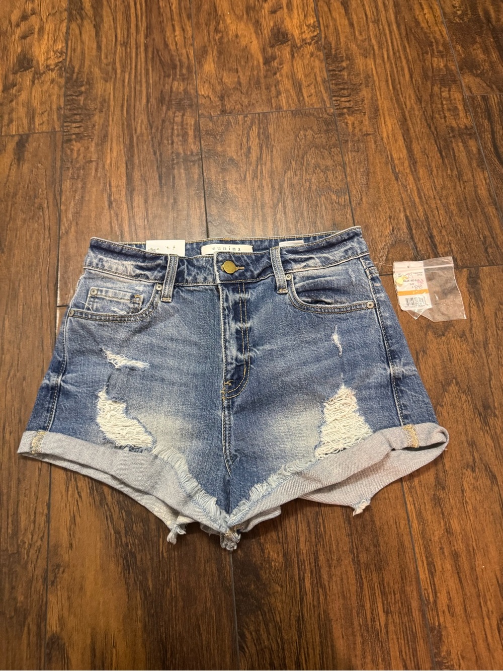 Denim shorts